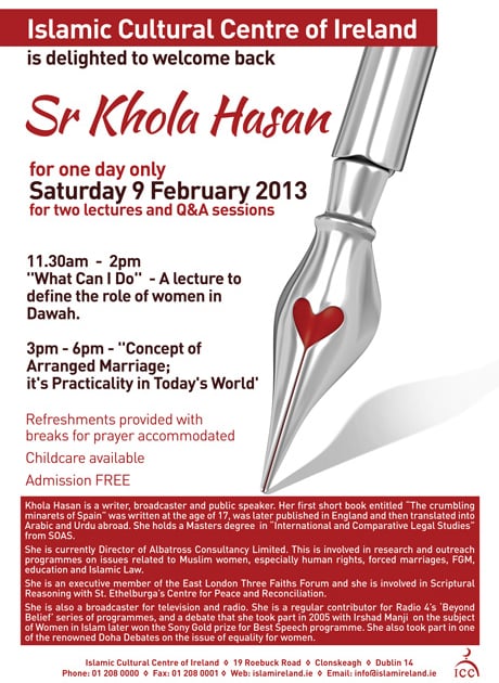 Sr. Khola Hasan Seminar