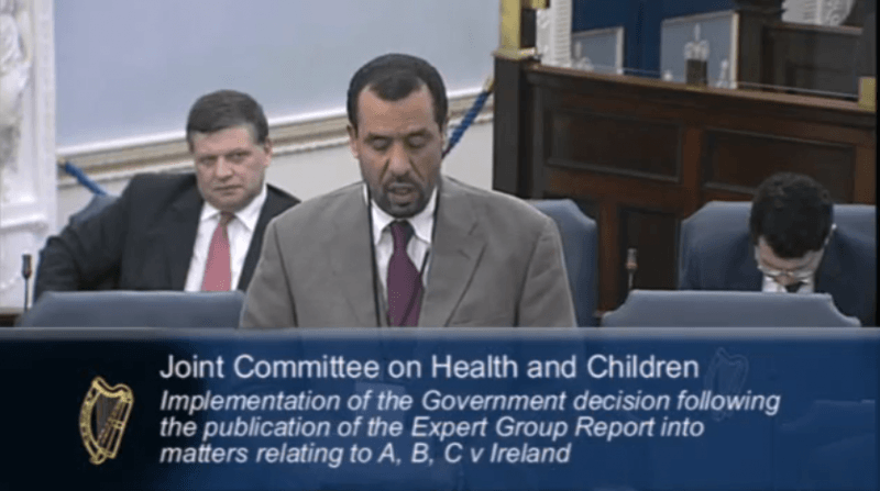 ICCI representative gives Islamic view on Abortion to Legislators