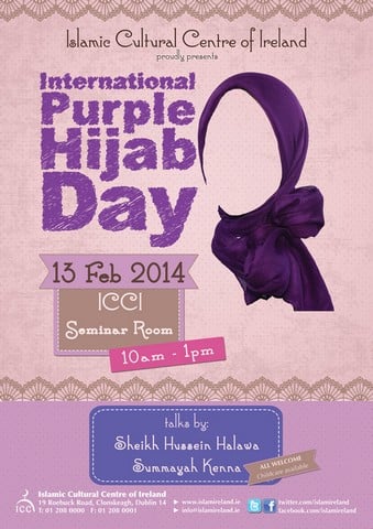 International Purple Hijab Day at the ICCI