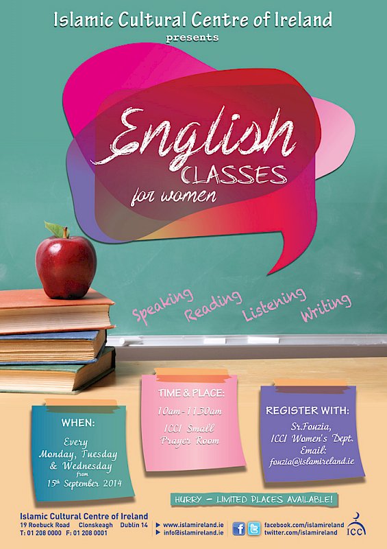 English Classes For Women 2014