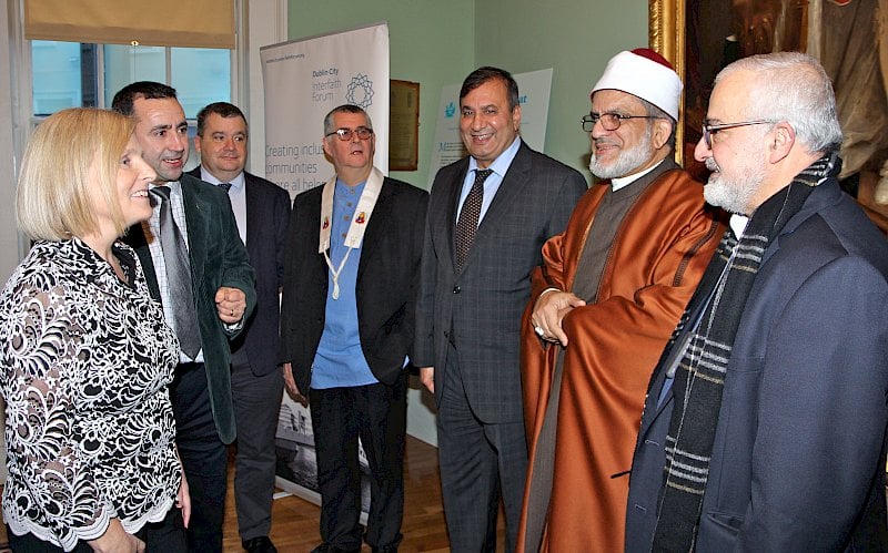 Senior representatives of the Centre meet the Lord Mayor of Dublin