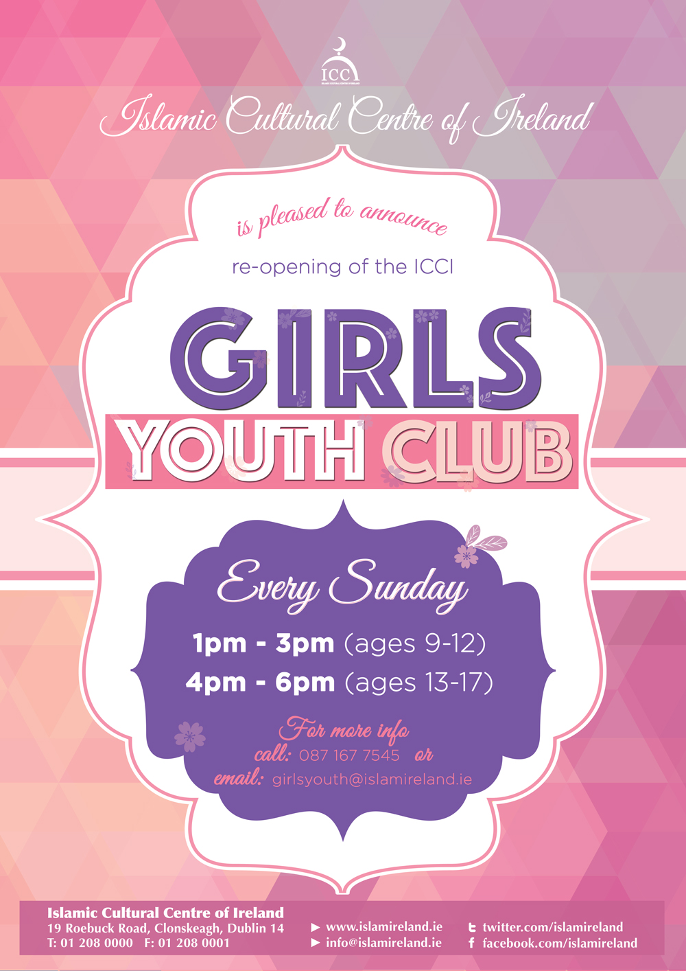 ICCI Girl's Youth Club reopens