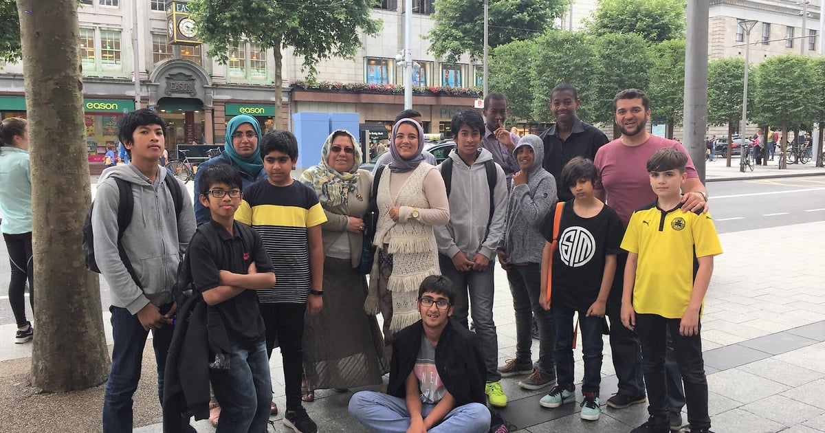 Visit from the Belfast Boys Youth Club July 2018