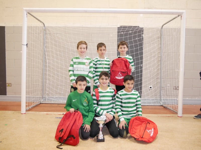 Boys winter football tournament