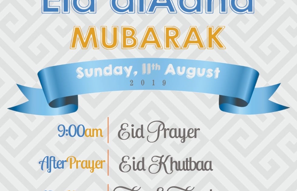 Eid Al-Adha 2019 Celebration