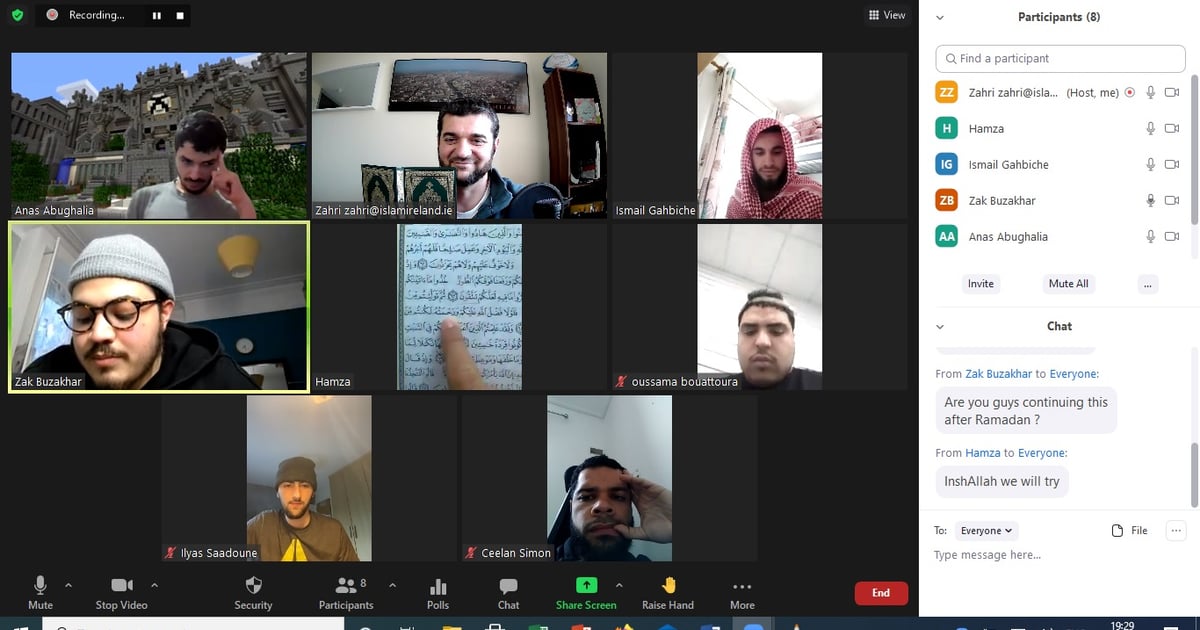 ICCI Youth Club Bids Farewell to Ramadan Online 2021