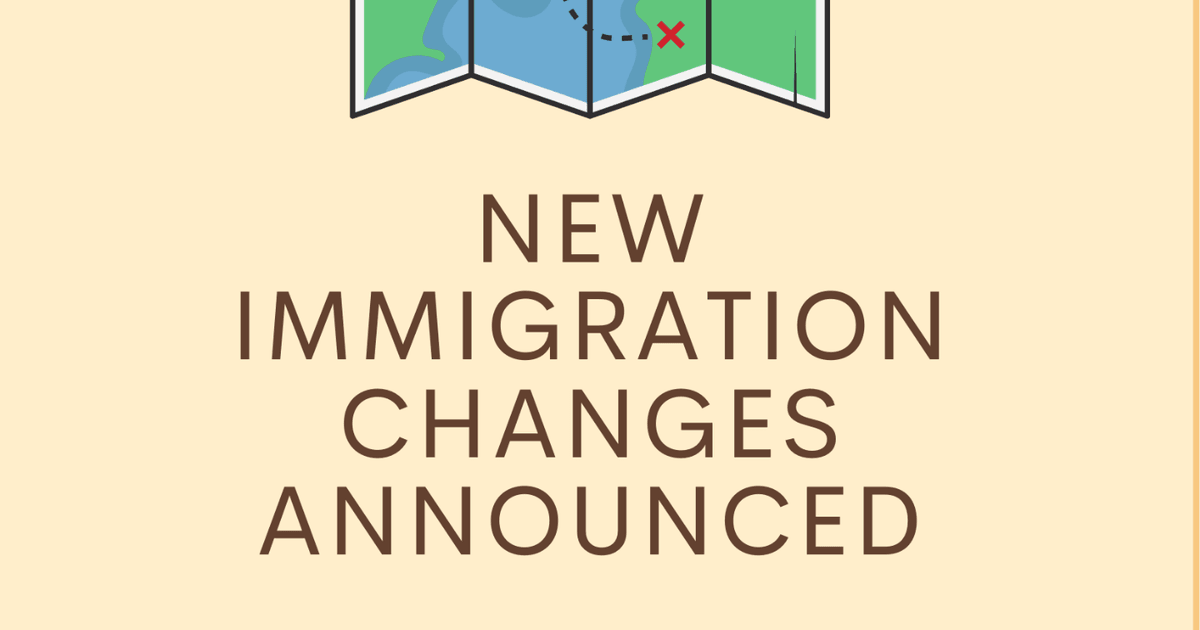 New Immigration Changes Announced