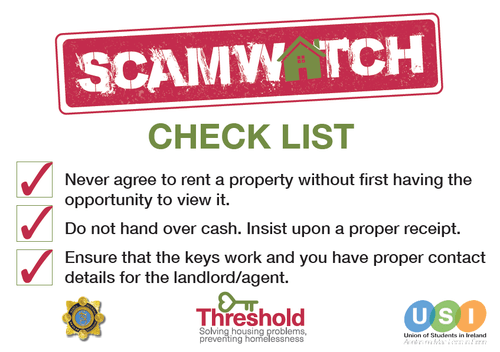An Garda Síochána: Information on Accommodation Scams