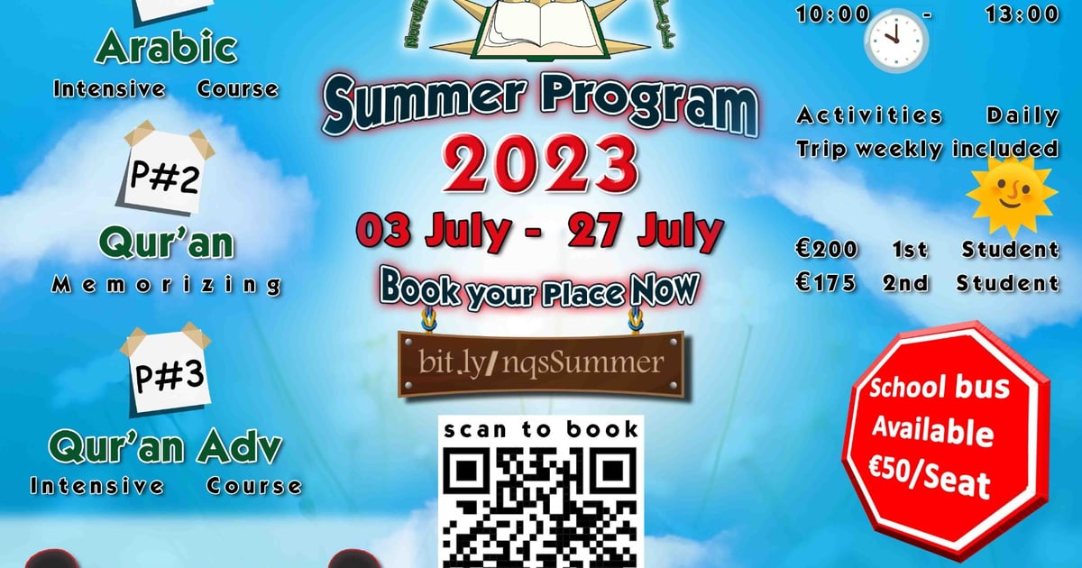 Nurul Huda Quranic School Summer Programme