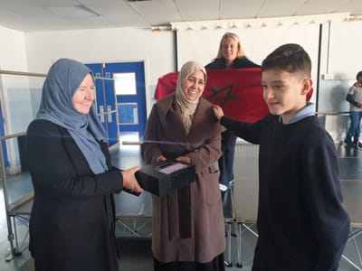 Donation for Morocco from: St Michael's Grosvenor School - Gallery image