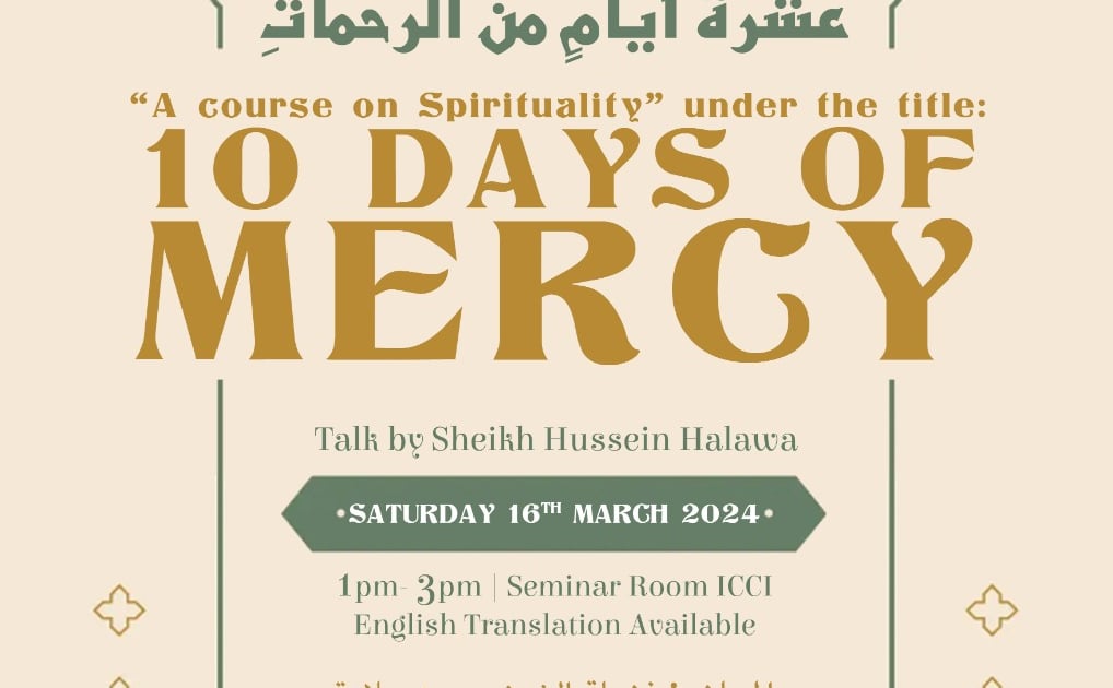 Talk: 10 Days of Mercy - Saturday 16th March