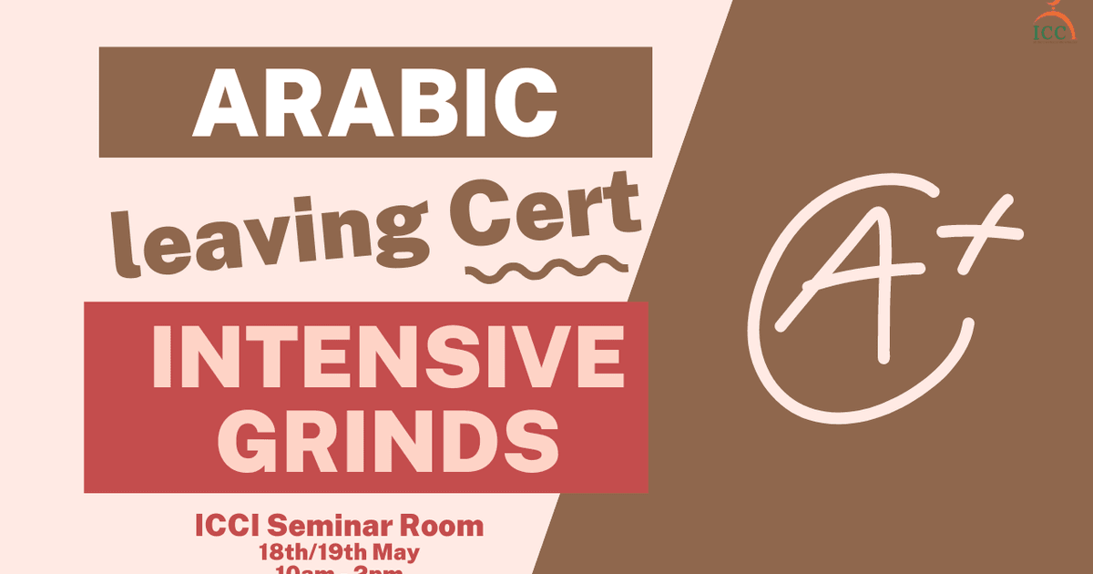 Arabic for Leaving Certificate Intensive Grinds