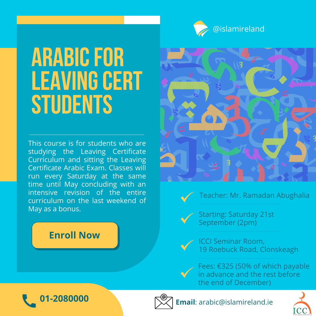 ICCI Arabic for Leaving Certificate